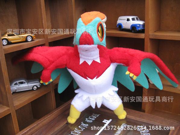 正版原單 寵物小精靈 神奇寶貝 Hawlucha 戰鬥飛鳥毛絨玩具批發・進口・工廠・代買・代購