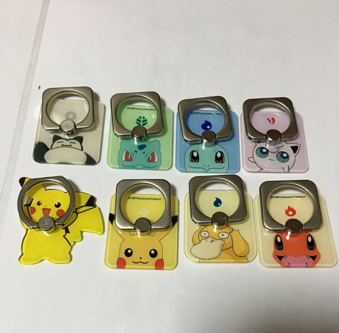 寶可夢gopokemon go指環扣支架精靈皮卡丘蘋果iPhone6s手機支架工廠,批發,進口,代購