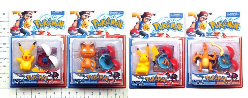 pokemon神奇寶貝寵物小精靈4寸小精靈單隻加5CM精靈球加鐵卡批發・進口・工廠・代買・代購