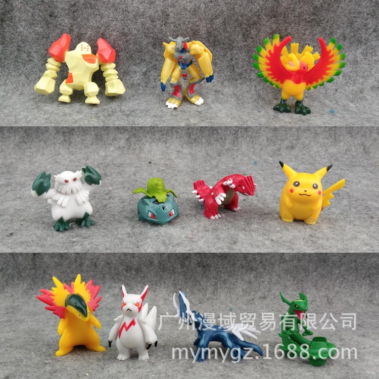 Pokemon 寵物小精靈 寶可夢go 神奇寶貝 11款公仔擺件玩具3-5cm工廠,批發,進口,代購