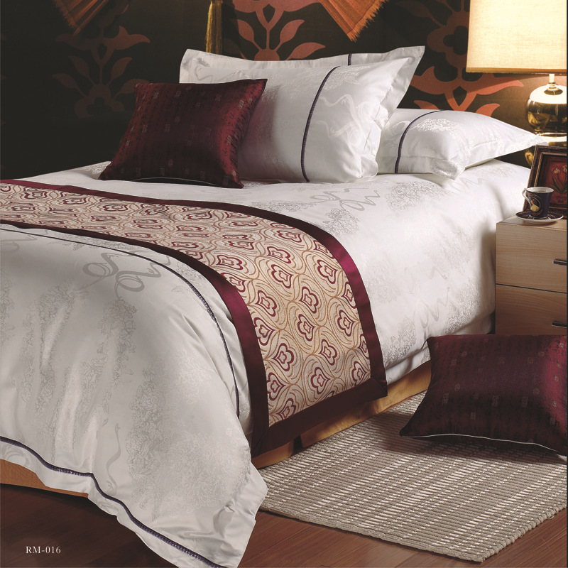 星級賓館酒店床上用品床尾巾床褀 床品套件配飾廠傢直銷工廠,批發,進口,代購