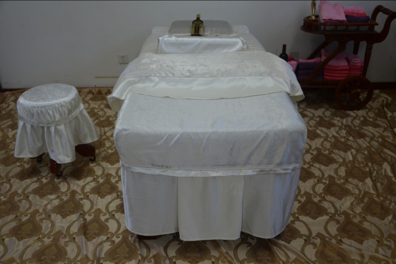 廠傢直銷定做床罩適用美容養生會館美容床罩五件套送棉被工廠,批發,進口,代購