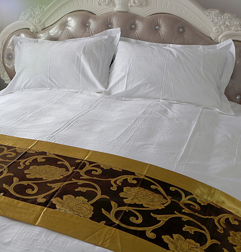 高檔酒店、賓館全棉四件套純棉印花簡約被套床單，可定製各種樣式工廠,批發,進口,代購
