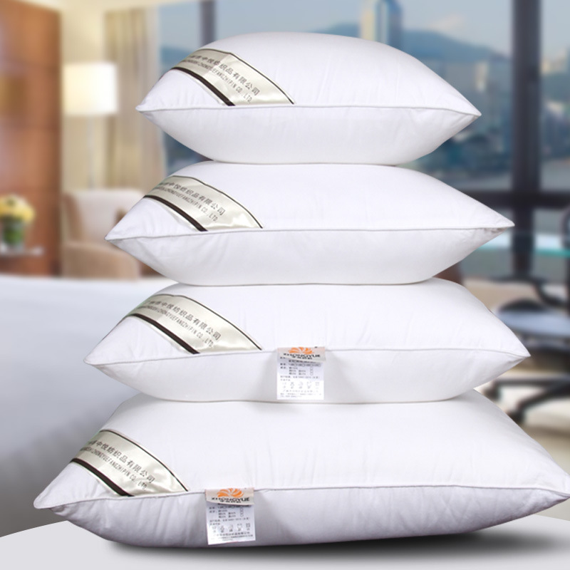 【中悅】五星級酒店床上用品羽絲絨枕芯 純棉彈性強枕芯 生產加工工廠,批發,進口,代購