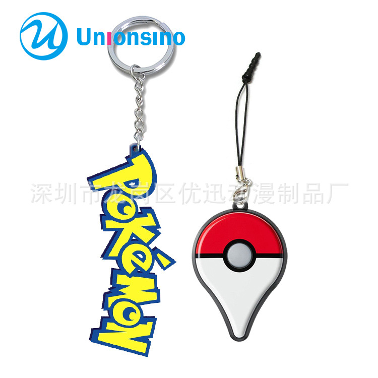 遊戲周邊 pokemon go衍生品掛飾寶可夢go寵物 精靈手機擦鑰匙扣批發・進口・工廠・代買・代購