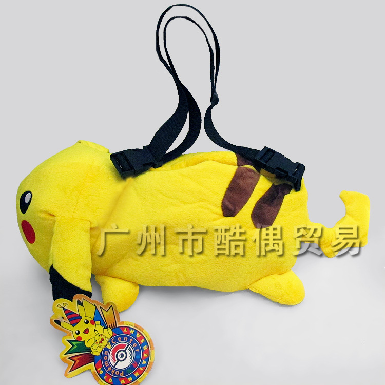 寵物小精靈寶可夢go神奇寶貝 POKEMON  皮比卡丘卡通斜挎包工廠,批發,進口,代購