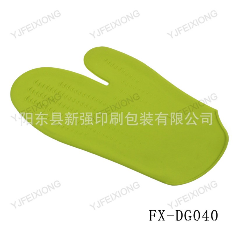 彩色卡通矽膠防高溫烘焙手套 烤爐微波爐專用手套FX-DG040工廠,批發,進口,代購