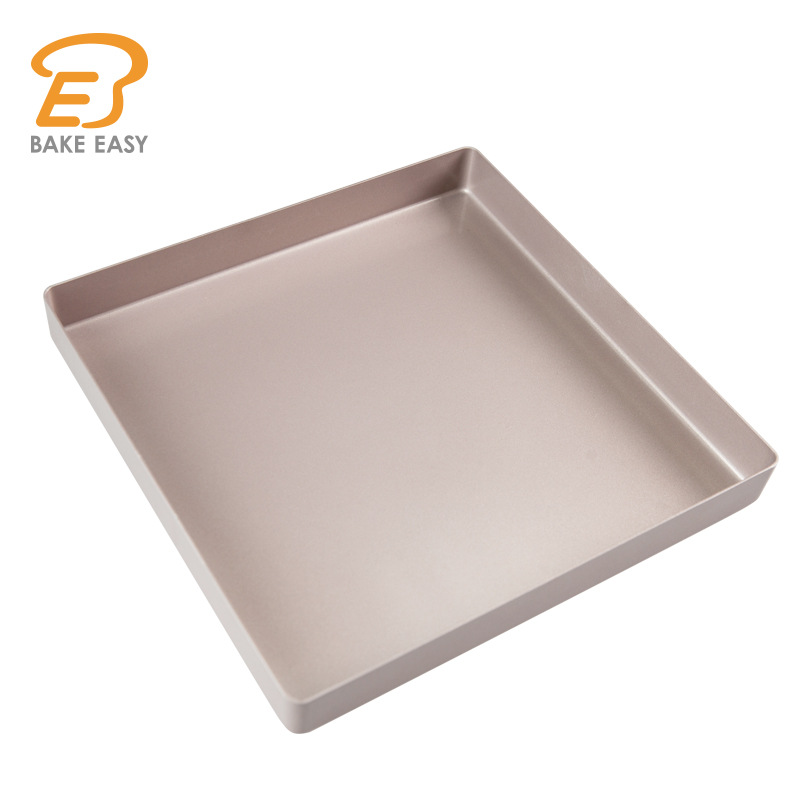 貝客易BakeEasy 不沾金色11寸/28cm方型蛋糕模 蛋糕卷 烘焙模具批發・進口・工廠・代買・代購