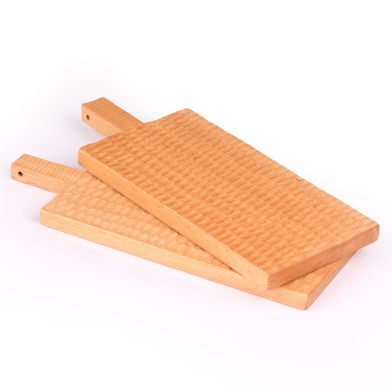 日式創意實木砧板  天然櫸木製案板菜板麵包板 帶手柄龜甲紋板工廠,批發,進口,代購