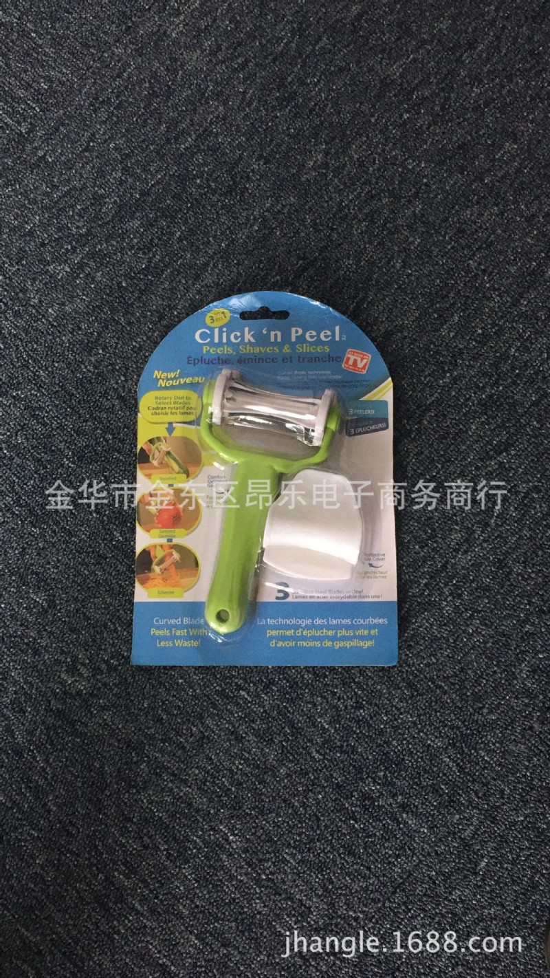 TV 新品 三合一削皮器 click n peel 多頭刨刀6451工廠,批發,進口,代購