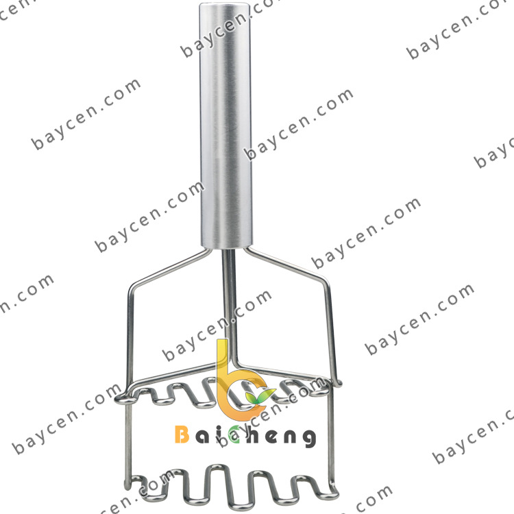 不銹鋼薯葺壓 土豆泥搗具 壓薯器 紫薯搗碎器 創意雙層搗碎器工廠,批發,進口,代購