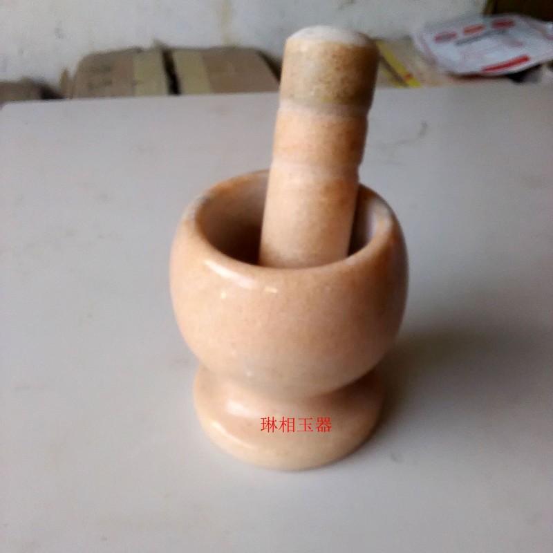 廠傢直銷搗蒜器 蒜臼 天然漢白玉大理石 石臼 促銷禮品大量批發批發・進口・工廠・代買・代購