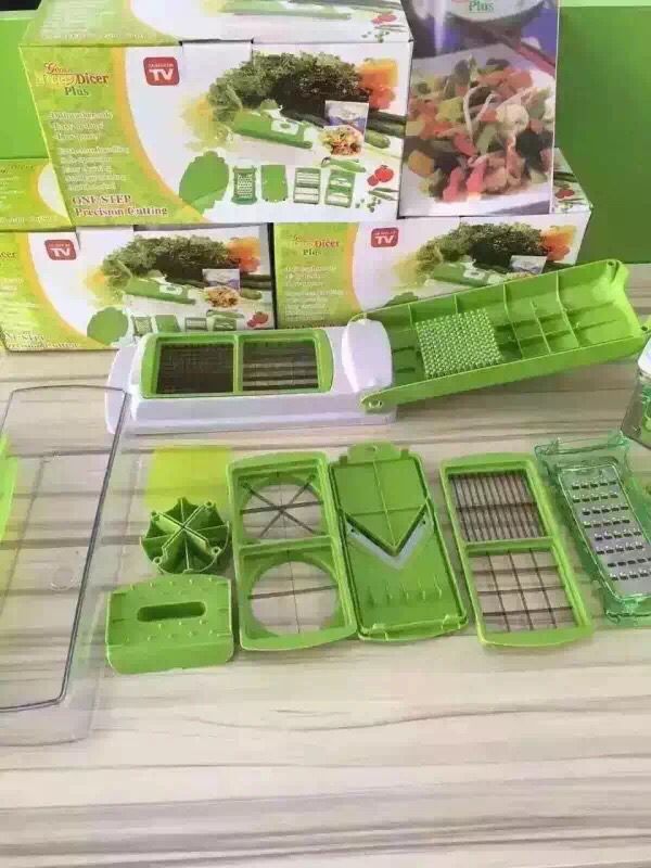 NICER DICER PLUS 12件套切菜器 綠色切菜器 多功能切菜器批發・進口・工廠・代買・代購