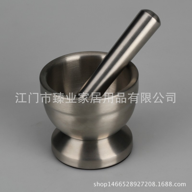 【小號】不銹鋼搗蒜器 搗藥盅 研磨器 壓蒜器 傢用研缽蒜泥器藥臼批發・進口・工廠・代買・代購