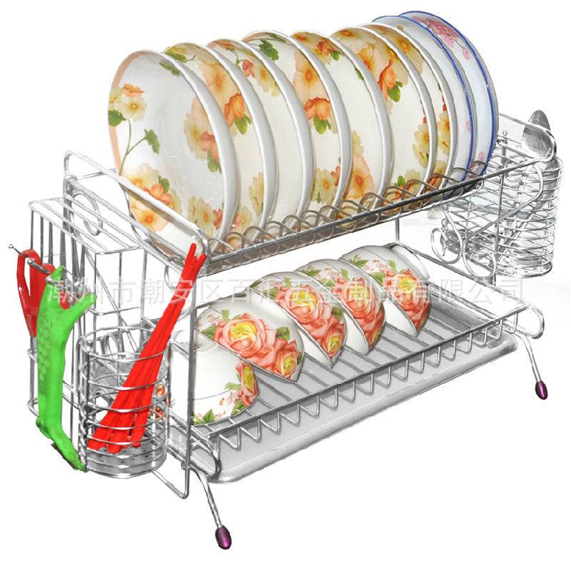 不銹鋼瀝水碗架 碗碟收納架 刀勺掛架11批發・進口・工廠・代買・代購
