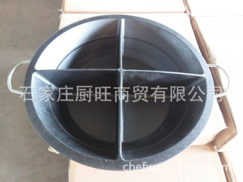 cast iron hotpot 鑄鐵十字火鍋多味火鍋 可加標定製批發工廠,批發,進口,代購