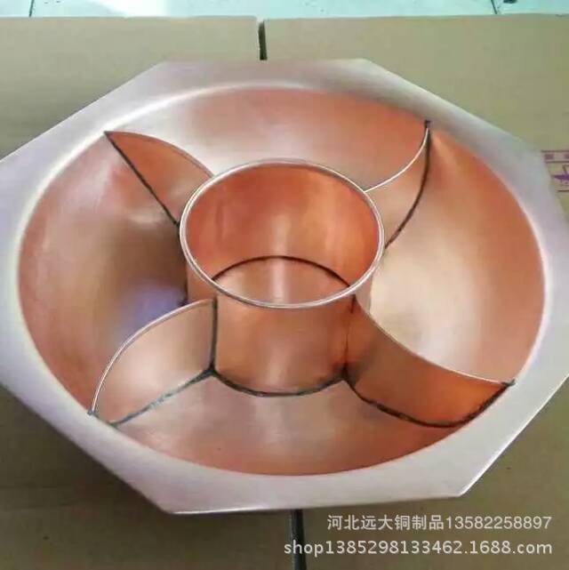 30cm-40cm燃氣紫銅黃銅火鍋，三味格，多味格，九宮格，電磁爐鍋工廠,批發,進口,代購