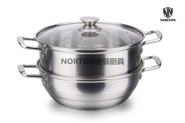 NORTON戈斯特多用蒸火鍋 不銹鋼多功能二層蒸湯鍋 德國品質工廠,批發,進口,代購