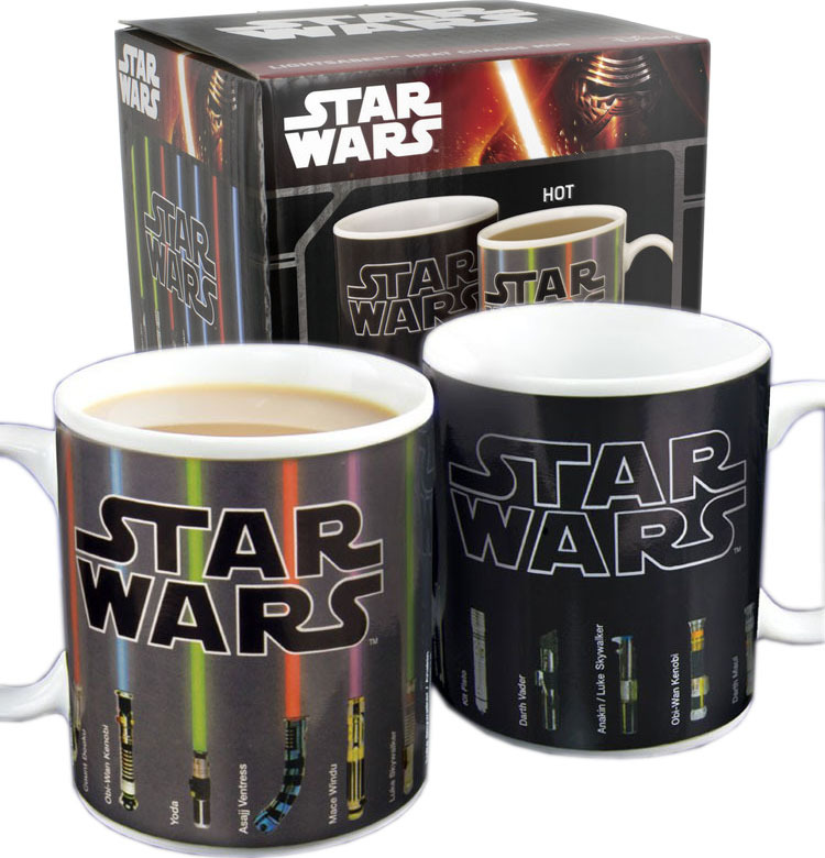 原裝正版Star Wars Mug星球大戰光劍熱反應陶瓷咖啡變色馬克杯子批發・進口・工廠・代買・代購