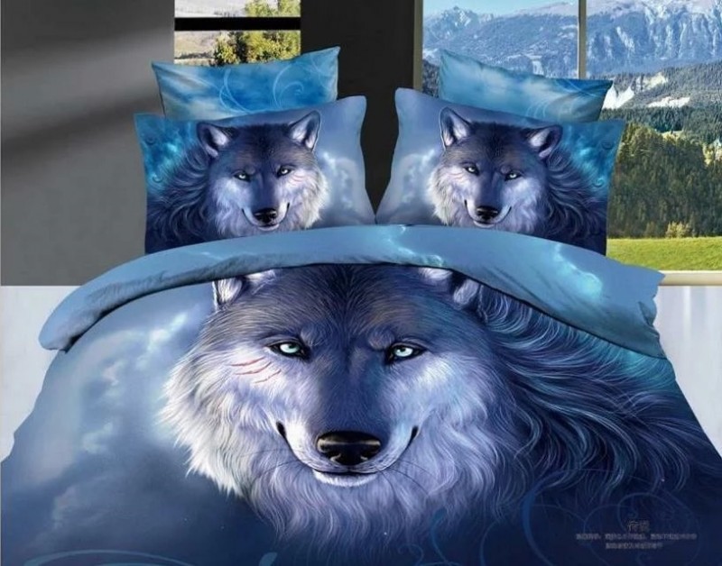 外貿3D立體 床上用品四件套 動物 老虎 豹子 獅子 狼 四件套 熊貓批發・進口・工廠・代買・代購