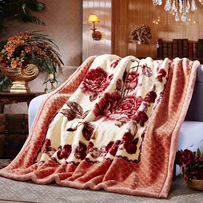 毛毯正品 雙層加厚拉舍爾蓋毯 婚慶禮品冬用單雙人絨毯子特批發・進口・工廠・代買・代購