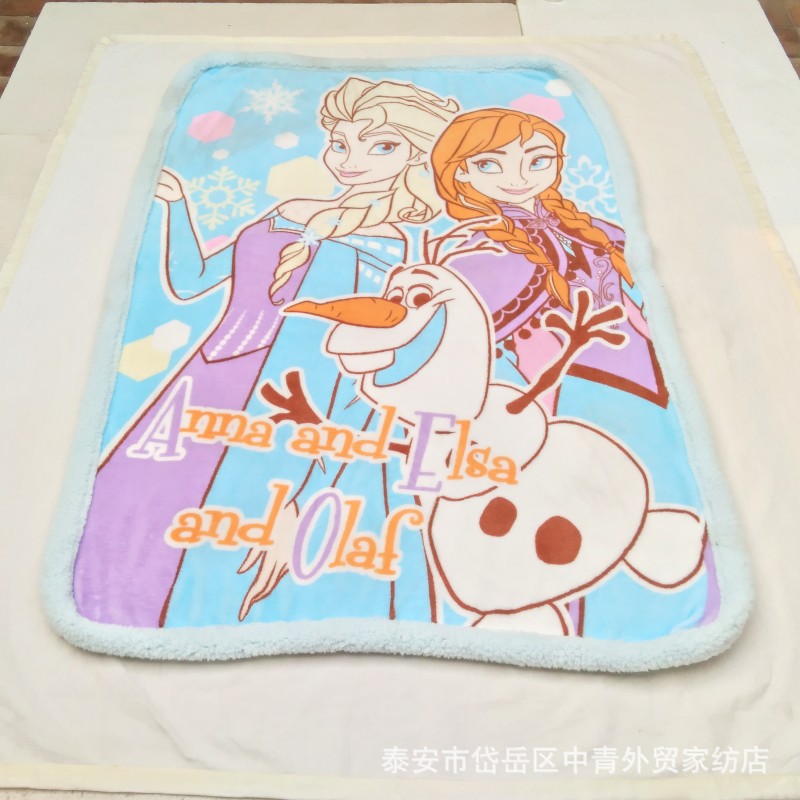 【中青外貿傢紡店】拉舍爾毛毯超柔雙層外貿Disney毛毯100*140工廠,批發,進口,代購