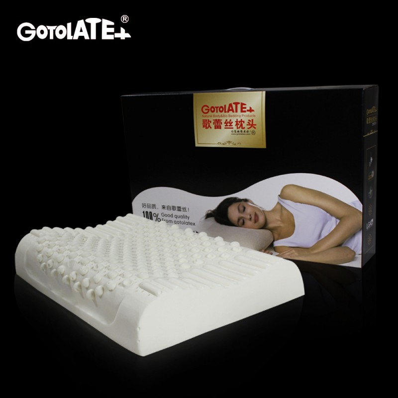 Gotolatex/歌蕾絲天然乳膠枕頭 保健枕 釋壓按摩枕 助眠護頸椎枕批發・進口・工廠・代買・代購