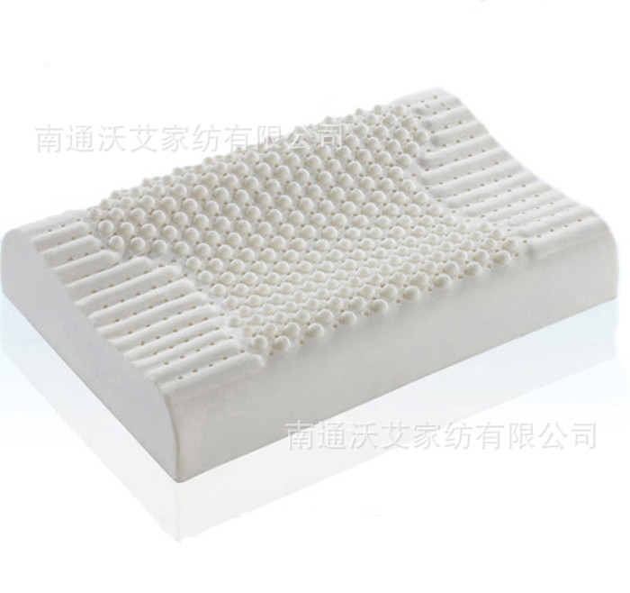 花型波浪按摩枕wave shape pattern pillow天然乳膠枕批發・進口・工廠・代買・代購