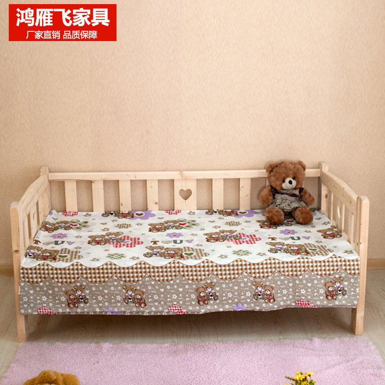 特價爆款實木兒童床 帶護欄環保嬰兒床 可定製寶寶三圍安全床批發・進口・工廠・代買・代購