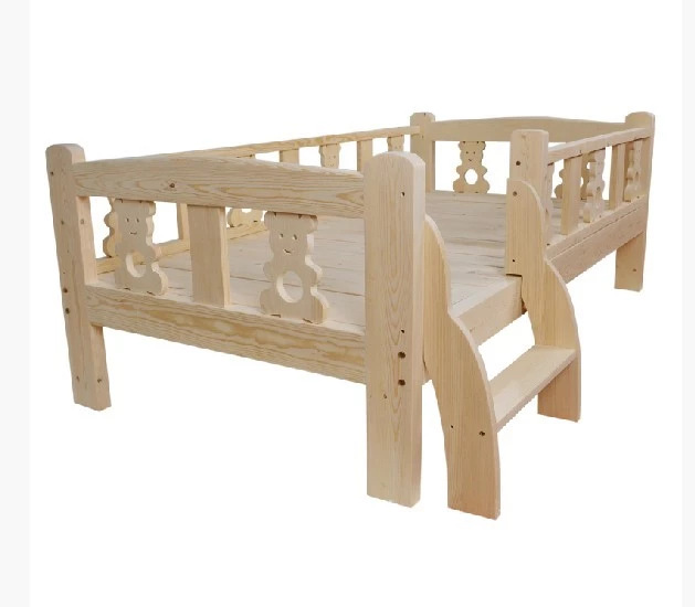 現貨直銷曹貝兒童床兒童傢具實木床松木床單人床護欄床 批發定做批發・進口・工廠・代買・代購