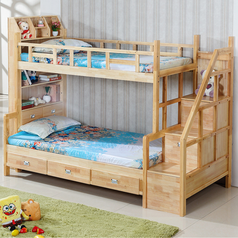 富邦匠工 橡木雙層床兒童床上下床高低床子母床8006A#批發・進口・工廠・代買・代購