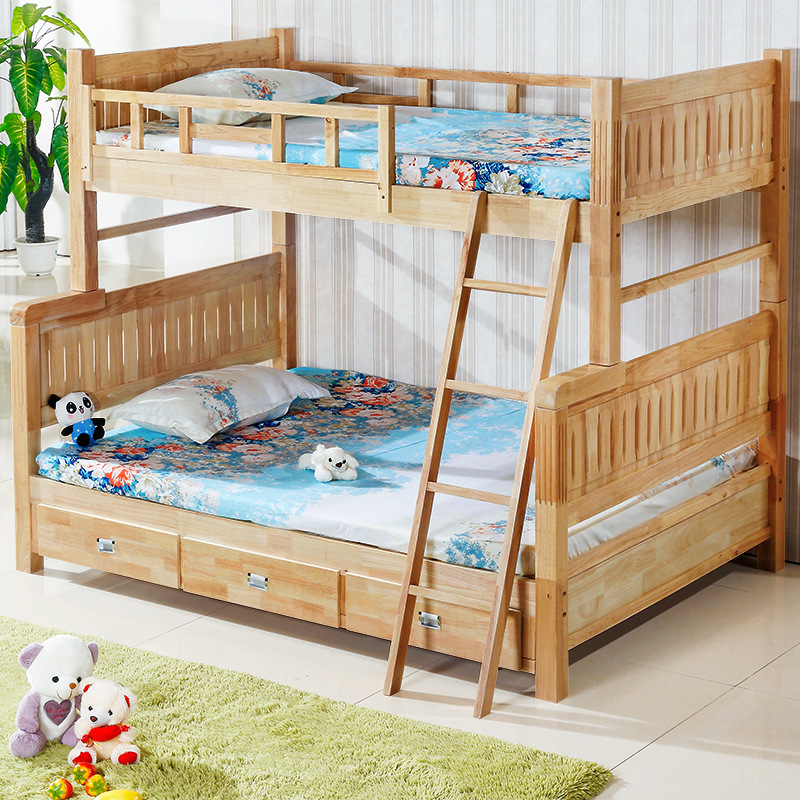 富邦匠工 橡木雙層床兒童床上下床高低床子母床8005A#批發・進口・工廠・代買・代購