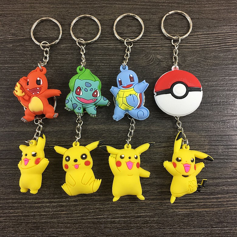 寵物精靈皮卡丘神奇寶貝寶可夢goPokemon 立體公仔鑰匙扣包包掛飾工廠,批發,進口,代購