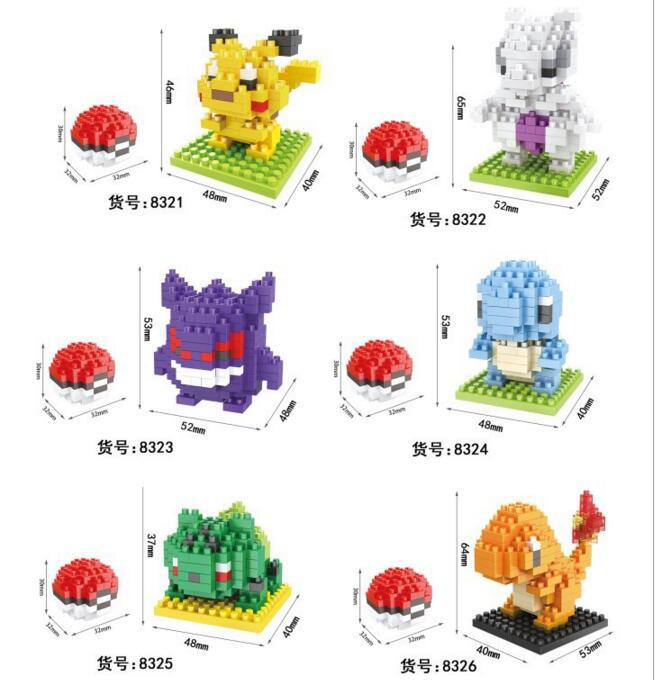 量大價優 DIY鉆石積木批發 Pokemon寶可夢go積木 寵物小精靈系列工廠,批發,進口,代購