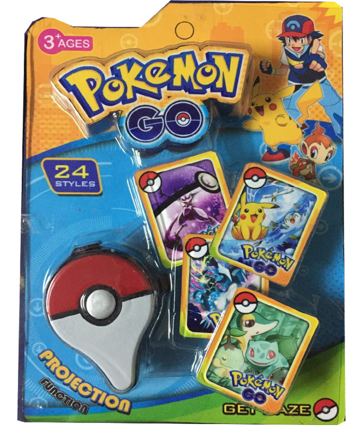 16最新24圖兒童寶可夢go皮卡丘寵物小精靈投影手錶pokemon gotoys批發・進口・工廠・代買・代購