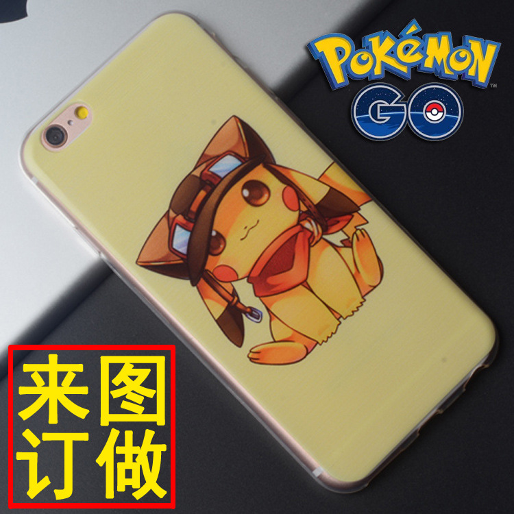 蘋果6手機保護殼套 pokemon go手機殼 神奇寶貝 寵物小精靈彩繪殼批發・進口・工廠・代買・代購