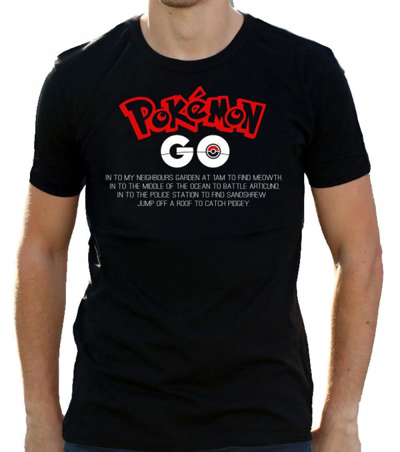 EBAY亞馬遜爆款 Pokemon Go 寵物小精靈男女裝T恤上衣 TL8074批發・進口・工廠・代買・代購