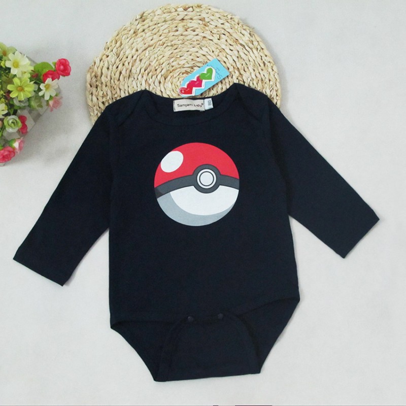 歐美大熱！ Pokemon go精靈寶可夢秋款寶寶連身衣嬰兒服裝哈衣工廠,批發,進口,代購