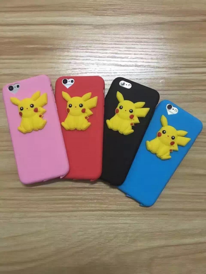 立體口袋精靈皮卡丘蘋果6手機殼iPhone6s寶可夢plus保護套pokemon工廠,批發,進口,代購