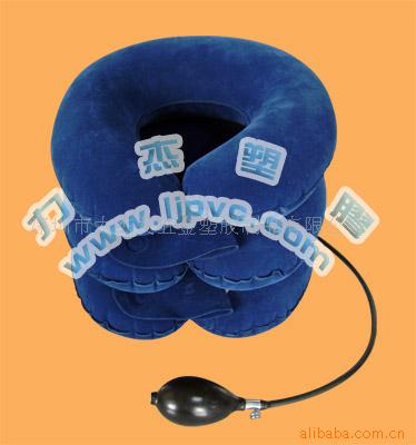 【廠傢直銷枕頭】東莞力傑發專業設計訂做PVC植絨充氣枕頭 電療枕批發・進口・工廠・代買・代購