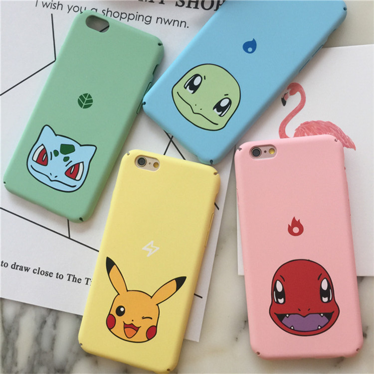 Pokemon寶可夢go手機殼iphone6plus皮卡丘蘋果6s寵物小精靈硬殼批發・進口・工廠・代買・代購