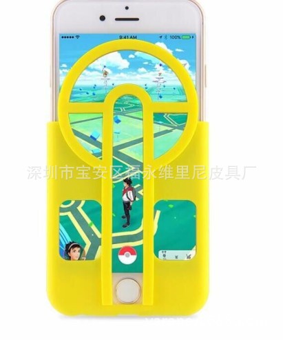 包郵寶可夢goPokemon go遊戲專用手機殼 精靈球瞄準器神器6s/plus工廠,批發,進口,代購