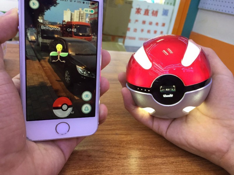 第一代寶可夢go移動電源 Pokemon Go 移動電源10000毫安工廠,批發,進口,代購