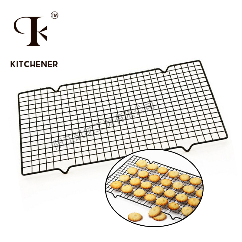 彩盒批發 烘焙工具  烘焙蛋糕冷涼架 麵包冷卻架 黑色不沾冷晾網工廠,批發,進口,代購