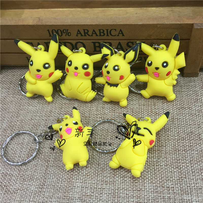 寵物小精靈掛件皮卡丘寶可夢gopokemon神奇寶貝可愛公仔鑰匙扣批發・進口・工廠・代買・代購