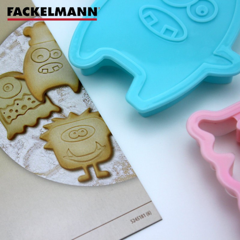 fackelmann法克曼3D立體怪物餅乾模套裝 烘焙模具 創意烘培工具工廠,批發,進口,代購