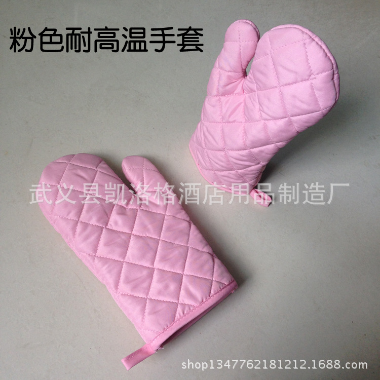 麥太烘焙 粉色耐高溫手套 烤箱手套 防燙防高溫手套批發・進口・工廠・代買・代購