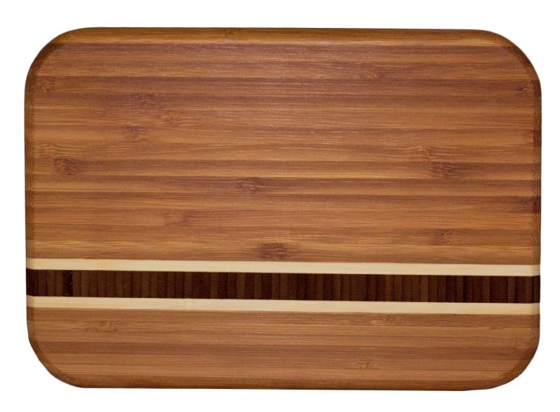 鑲嵌竹端麵裝飾的竹菜板  - 23x17x1.9cm來樣可定製 全竹子砧板工廠,批發,進口,代購