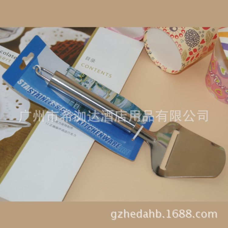 烘焙用品 不銹鋼半圓芝士刨奶酪切片兩用鏟仔工廠,批發,進口,代購