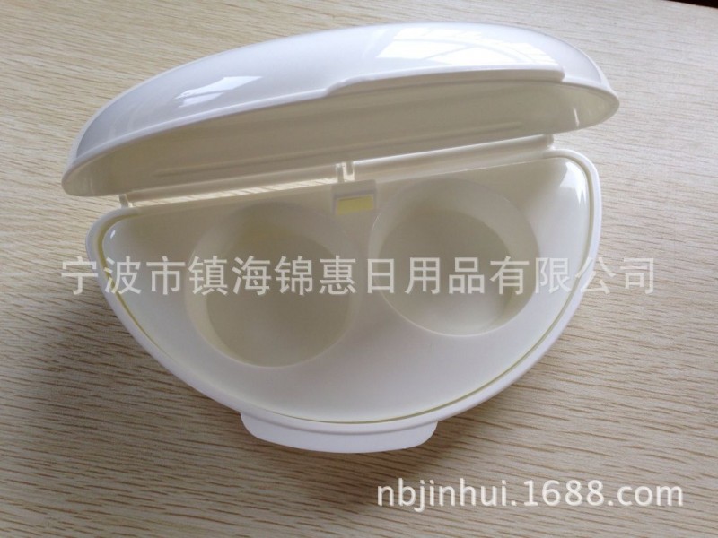 含煎蛋盤微波爐蒸蛋器 微波爐蛋包盤 塑料蒸蛋器 可小額批發工廠,批發,進口,代購